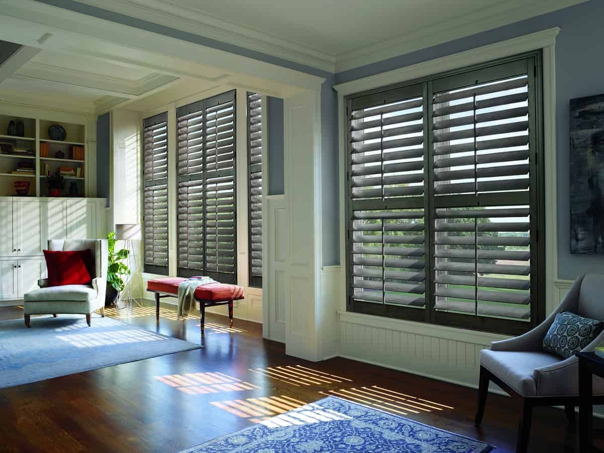 Heritance® Hardwood Shutters near Wenonah, New Jersey (NJ) Hunter Douglas Window Shutters Window Treatment.