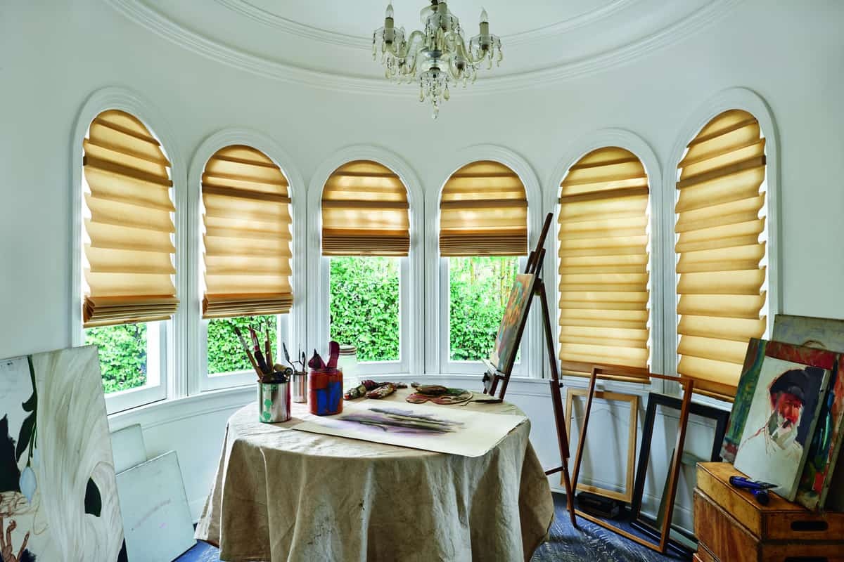 Vignette® Modern Roman Shades near Wenonah, New Jersey (NJ) Hunter Douglas Roller Shades Solar Shades.