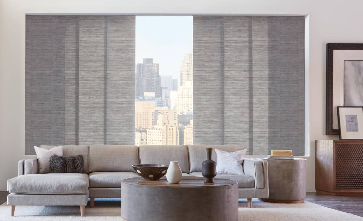 Hunter Douglas Skyline® Gliding Window Panels Vertical Blinds Window Treatments near Wenonah, New Jersey (NJ).